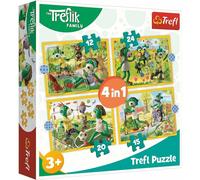 Trefl Puzzle Treflici - Fun 4in1 (12,15,20,24 pièces)