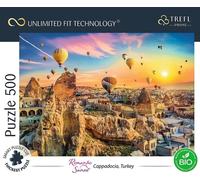 TREFL Puzzle UFT Coucher de soleil romantique : Cappadoce, Turquie 500 pièces