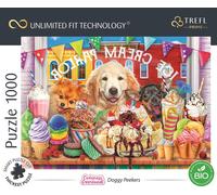 TREFL Puzzle UFT Cuteness Overload : Chiens devant le magasin de bonbons 1000 pièces