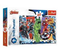 Trefl, Puzzle Vengeurs Invincibles Marvel Avengers 60 pièces pour Enfants à partir de 4 Ans
