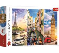 TREFL Puzzle Voyage à travers l'Europe 4000 pièces