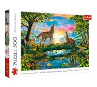 Trefl, Puzzle, Wolfsnatur, 500 Teile, für Kinder AB 10 Jahren, Farbig, 37349