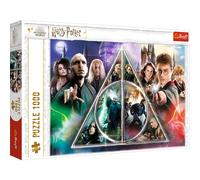 Trefl- Puzzles de 1000 Pièces-Collage de Personnages, Bricolage, Divertissement Créatif, Amusement, pour Adultes et Enfants de 12 Ans, 10717, Harry Potter, Les Reliques de la Mort