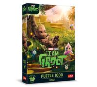 Trefl Qualité Premium Plus - Puzzle : Groot - 1000 pièces, série de Puzzles avec Les Personnages préférés, pièces Parfaitement Assorties, pour Adultes et Enfants à partir de 12 Ans