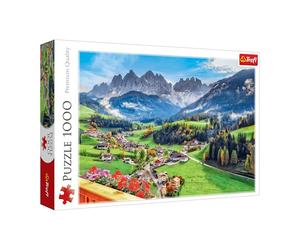 Trefl - Sainte Madeleine, Dolomites, Italie - Puzzle de 1000 pièces - Puzzle représentant Une Magnifique Vue des Dolomites en Italie, pour Adultes et Enfants à partir de 14 Ans