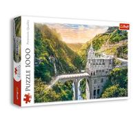 Trefl - Sanctuaire de Las Lajas, Colombie - Puzzle 1000 Pièces - Basillique Colombienne, Amérique du Sud, Puzzle DIY, Divertissement Créatif, Amusant, Puzzle Classiques pour Adultes et Enfants 12+