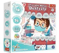 Trefl Science4you - Le travail du petit dentiste - 10 expériences et livre éducatif - Apprenez à connaître le travail du dentiste - Apprendre à jouer et à apprendre - Jouet éducatif créatif pour