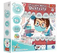 Trefl Science4you - Le travail du petit dentiste - 10 expériences et livre éducatif - Apprenez à connaître le travail du dentiste - Apprendre à jouer et à apprendre - Jouet éducatif créatif pour