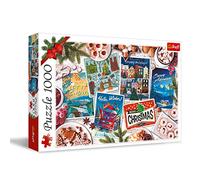 Trefl - Souvenirs d'hiver - Puzzle 1000 Pièces - Puzzle Collage de Noël, Puzzle DIY, Divertissement Créatif, Amusant, Hiver, Neige, Biscuits, Puzzles Classiques pour Adultes et Enfants 12+