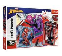 Trefl - Spiderman, Spider Senses - 24 Maxi Puzzle - 24 Grandes pièces, Divertissement créatif, pour Enfants à partir de 3 Ans