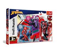 Trefl - Spiderman, Spider Senses - 24 Maxi Puzzle - 24 Grandes pièces, Divertissement créatif, pour Enfants à partir de 3 Ans