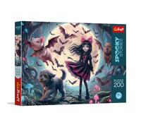 Trefl - Spooky Stories - Contes au Clair de Lune - Puzzle de 200 pièces - Un Puzzle coloré à l'atmosphère mystérieuse, pour Les Enfants de 7 Ans et Plus