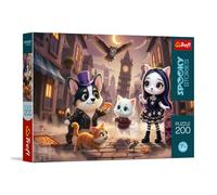 Trefl - Spooky Stories - Histoires de Nuit - Puzzle de 200 pièces - Un Puzzle coloré à l'atmosphère mystérieuse, pour Les Enfants de 7 Ans et Plus