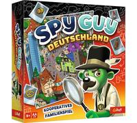 Trefl Spy Guy Allemagne - Jeu de détective coopératif - Jeu de société Familial - Plateau de Jeu géant avec Ville, Monuments allemands, Symboles et Personnes célèbres - pour Adultes et Enfants à