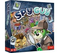 Trefl-Spy Guy-Jeu de Détective Coopératif Chercher des Preuves et Attraper Le Criminel, Grand Plateau avec Une Ville, Jeu Familial pour Adultes et Enfants à Partir de 5 Ans