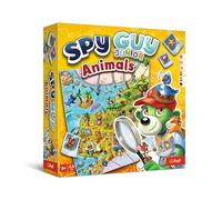 Trefl - Spy Guy Junior Animals - Jeu Coopératif d’enquête pour Les Plus Petits, Cherchez des preuves et Attrapez Le Criminel, Grand Plateau de Jeu, pour Les Enfants à partir de 3 Ans