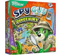 Trefl - Spy Guy Junior Dinosaure - Jeu de détective coopératif pour les plus petits, planche familiale, planche géante, pour les enfants à partir de 3 ans