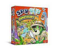 Trefl - Spy Guy Junior Dinosaurus - Jeu Coopératif d’enquête pour Les Plus Petits, Jeu de Société Familial, Découvrez Les Dinosaures, Grand Plateau de Jeu, pour Les Enfants à partir de 3 Ans