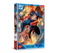 Trefl - Superman en Action - Puzzle 1000 Pièces - Puzzle avec Un Super-héro, pour Les Adultes et Les Enfants à partir de 14 Ans