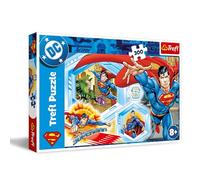 Trefl - Superman, Superman Indestructible - Puzzle de 300 pièces - Puzzle coloré avec Un Super-héros, Divertissement créatif, Amusement pour Les Enfants à partir de 8 Ans