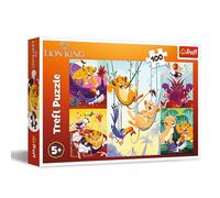 Trefl The KingBrave Roi Lion 100 Pièces-Puzzle coloré avec des Personnages de Dessin Animé, Divertissement Créatif, pour Les Enfants à partir de 5 Ans, 16478, Multicoloured
