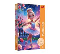 Trefl - The Treflik Family, Ballerine - Puzzle 100 pièces - Puzzle coloré représentant Une Ballerine au Milieu des Roses, Divertissement créatif, pour Les Enfants de 5 Ans et Plus