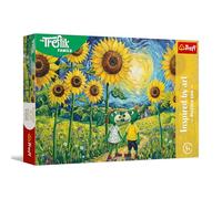 Trefl - The Treflik Family, Inspired by Art, Promenade Parmi Les tournesols - 100 pièces - Puzzle coloré avec des Personnages de Contes de fées, Amusement pour Les Enfants âgés de 5 Ans et Plus