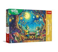 Trefl - The Treflik Family, Inspired by Art, Rencontre au café - 100 pièces - Puzzles colorés avec des Personnages de Contes de fées, Amusement pour Les Enfants à partir de 5 Ans