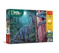 Trefl - The Treflik Family, Inspired by Dino World, Diplodocus - 100 pièces - Puzzle coloré sur Le thème des Dinosaures, Divertissement créatif, pour Les Enfants à partir de 5 Ans