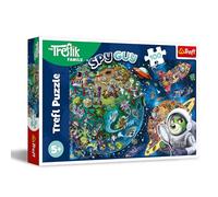 Trefl - The Treflik Family, Les Treflik dans l’Espace - Puzzle 100 Pièces - Puzzles colorés, Divertissement Créatif, Loisir pour Les Enfants à partir de 5 Ans