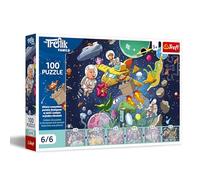 Trefl - The Treflik Family, Oncle dans l'espace - 100 pièces - Puzzle coloré représentant Les Personnages du Dessin animé. pour Les Enfants âgés de 5 Ans et Plus