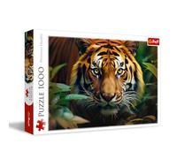 Trefl - Tigre Sauvage - Puzzle 1000 Pièces - Puzzle DIY avec Animaux, Divertissement créatif, Loisir, Puzzle Classiques pour Les Adultes et Les Enfants à partir de 12 Ans