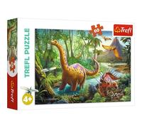 Trefl TR17319, Puzzle mit 60 Teilen - Dinosaurier, Puzzle mit 60 Teilen, Le Voyage des Dinosaures