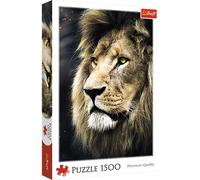 Trefl TR26139, Premium Puzzle 1500 Teile - Porträt eines Löwen, Qualitativ hochwertiges Premium Puzzle mit 1500 Teilen