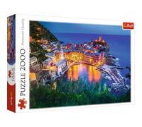 Trefl Puzzle TR27086 – Vernazza au crépuscule – Premium, 2000 pièces
