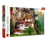 Trefl TR27092, Premium Puzzle 2000 Teile - Tigernest-Kloster, Qualitativ hochwertiges Premium Puzzle mit 2000 Teilen