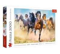 Trefl TR27098, Premium Puzzle 2000 Teile - Wilde Pferde, Qualitativ hochwertiges Premium Puzzle mit 2000 Teilen