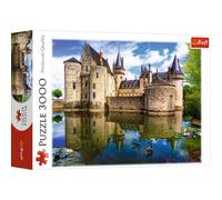 Trefl TR33075, Premium Puzzle 3000 Teile- Schloss Sully-sur-Loire, Qualitativ hochwertiges Premium Puzzle mit 3000 Teilen