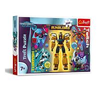 Trefl - Transformers : EarthSpark - Puzzle 200 Éléments - Puzzles Colorés avec des Personnages de Contes de Fées, Transformers, Divertissement Créatif, Amusement pour Les Enfants à partir de 7 Ans