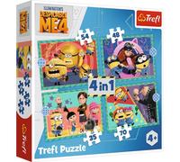 Trefl Trefl 4in1 - Crazy Minions / Universal Despicable Me 4