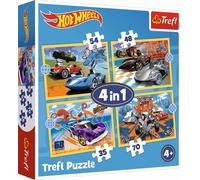 Trefl Trefl 4in1 - Véhicules Hot Wheels / Mattel Hot Wheels