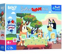 Trefl Trefl - Puzzles - 60 XXL "Super Shape" - Bluey et ses amis / BBC Bluey_FSC Mix 70 %"
