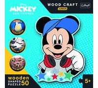 Trefl Trefl - Puzzles - "Wooden Craft Junior" - Dans le monde de Mickey / Disney Mickey Mouse et ses amis_FSC Mix 70 %"