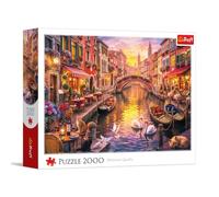 Trefl - Venise Romantique - 2 000 pièces - | - Puzzle à monter soi-même, divertissement créatif, puzzle classique pour adultes et enfants à partir de 14 ans