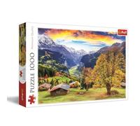 Trefl - Village pittoresque des Alpes - Puzzle de 1000 pièces - Puzzle DIY avec Paysage, Divertissement créatif, Loisir, pour Les Adultes et Les Enfants à partir de 12 Ans