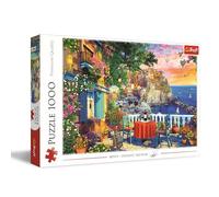 Trefl - Vue sur Cinque Terre - Puzzle de 1000 Pièces - Puzzle DIY, Image Peint, Divertissement créatif, Loisir, pour Les Adultes et Les Enfants à partir de 14 Ans
