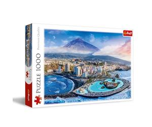 Trefl - Vue sur Ténériffe, Espagne - Puzzle 1000 Pièces - Puzzle DIY avec Un Paysage, Divertissement créatif, Loisir, Puzzle Classiques pour Les Adultes et Les Enfants à partir de 12 Ans