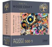 TREFL Wood Craft Origin Puzzle Dans le monde de la musique 501 pièces