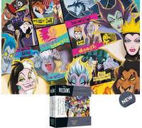 TREFL Wood Craft Origin Puzzle Disney : Meet the Bad Guys 1000 pièces