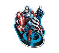 TREFL Wood Craft Origin Puzzle Intrepid Captain America 160 pièces